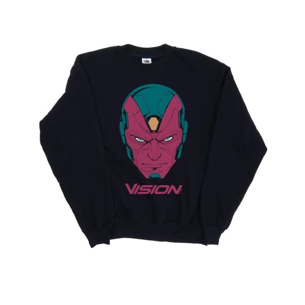 Marvel Boys Avengers Vision Head Sweatshirt