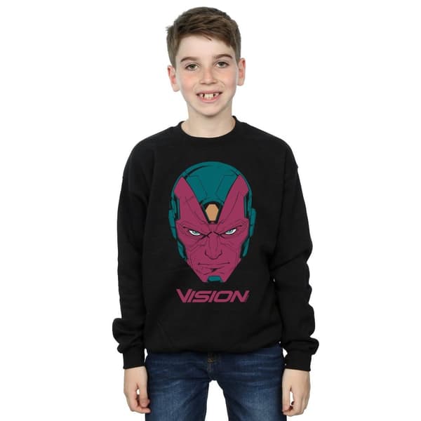 Marvel Boys Avengers Vision Head Sweatshirt