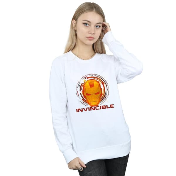 Marvel Womens/Ladies Avengers Iron Man Invincible Sweatshirt