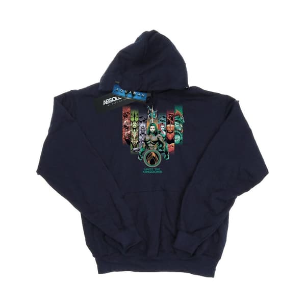 DC Comics Mens Aquaman Unite The Kingdoms Hoodie