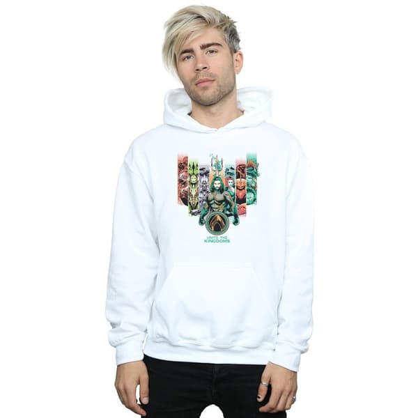 DC Comics Mens Aquaman Unite The Kingdoms Hoodie