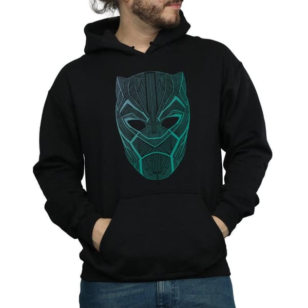 Marvel Black Panther Tribal Mask Hoodie - herr