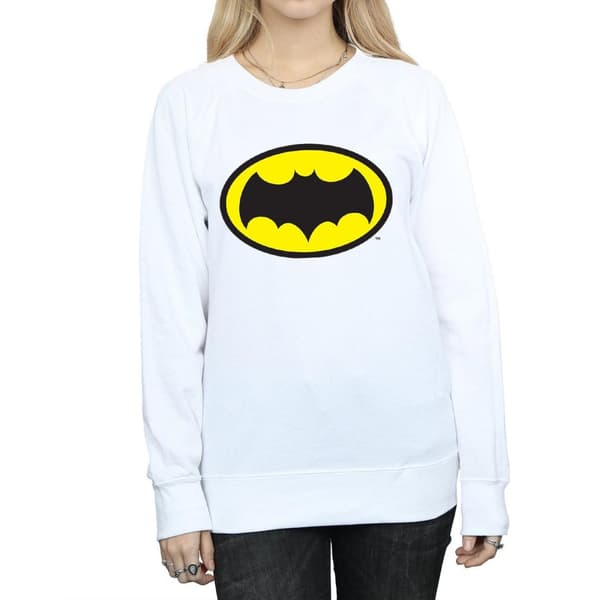 DC Comics Sweatshirt med Batman TV-seriens logotyp, dam/dam