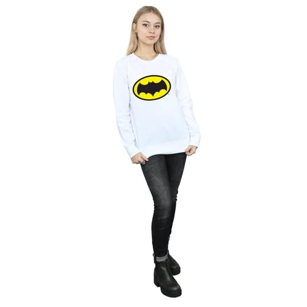 DC Comics Sweatshirt med Batman TV-seriens logotyp, dam/dam