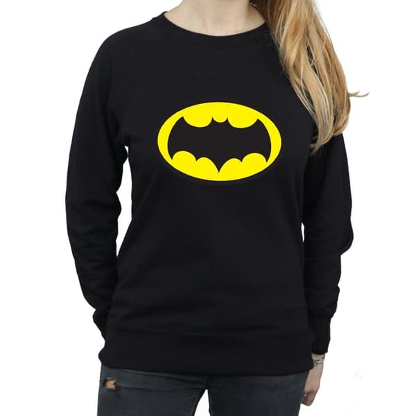 DC Comics Sweatshirt med Batman TV-seriens logotyp, dam/dam
