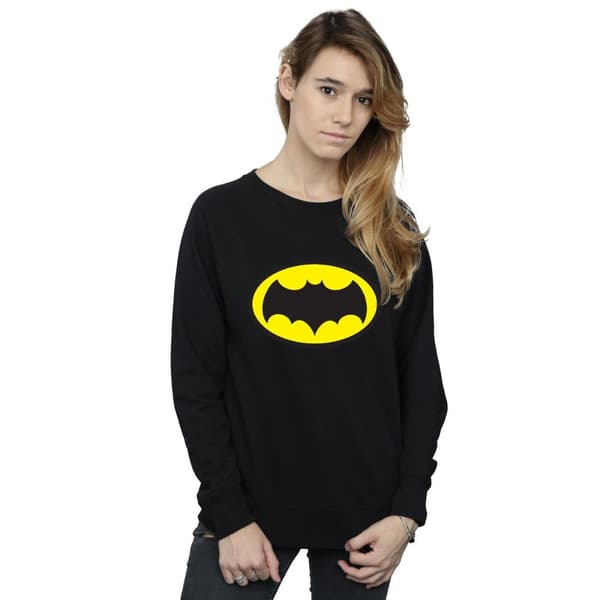 DC Comics Sweatshirt med Batman TV-seriens logotyp, dam/dam
