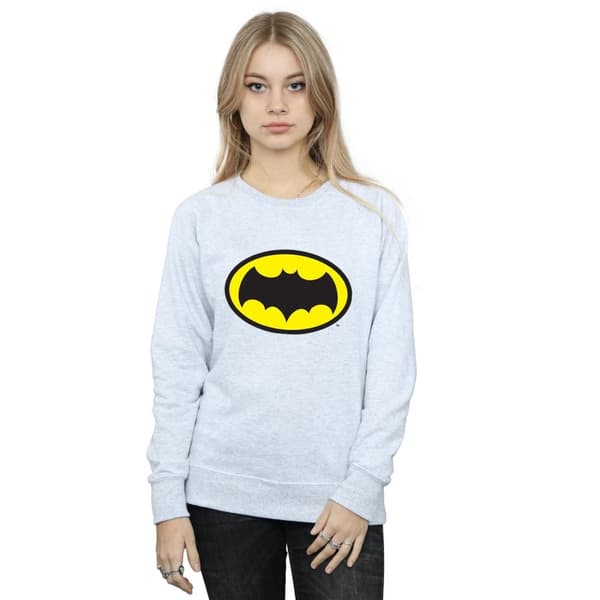 DC Comics Sweatshirt med Batman TV-seriens logotyp, dam/dam