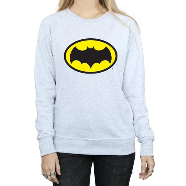 DC Comics Sweatshirt med Batman TV-seriens logotyp, dam/dam