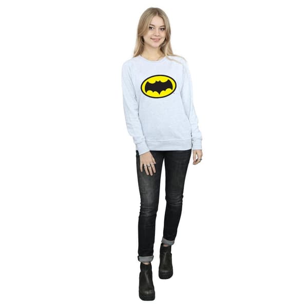 DC Comics Sweatshirt med Batman TV-seriens logotyp, dam/dam