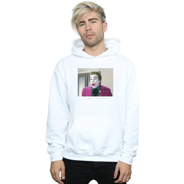 DC Comics Mens Batman TV Series Joker Photograph Hoodie