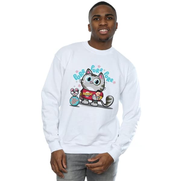 The Big Bang Theory Mens Bazinga Kitty Sweatshirt