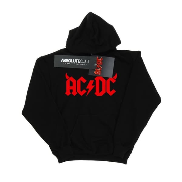 AC/DC Mens Horns Logo Hoodie
