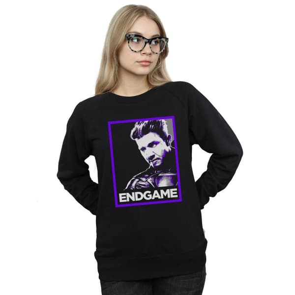 Marvel Dam/Tjej Avengers Endgame Hawkeye Poster Sweatshirt