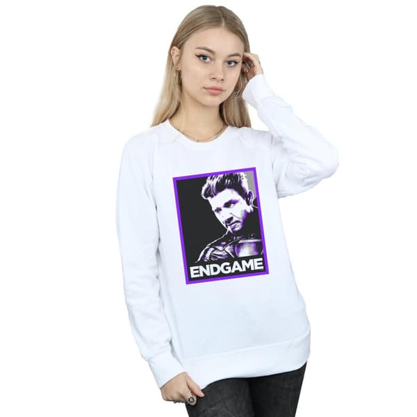 Marvel Dam/Tjej Avengers Endgame Hawkeye Poster Sweatshirt