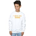 Miniatyrbillede 2 af 3: Marvel Boys Avengers Endgame I Love You 3000 Arc Reactor Sweatshirt