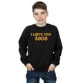 Miniatyrbillede 2 af 3: Marvel Boys Avengers Endgame I Love You 3000 Arc Reactor Sweatshirt