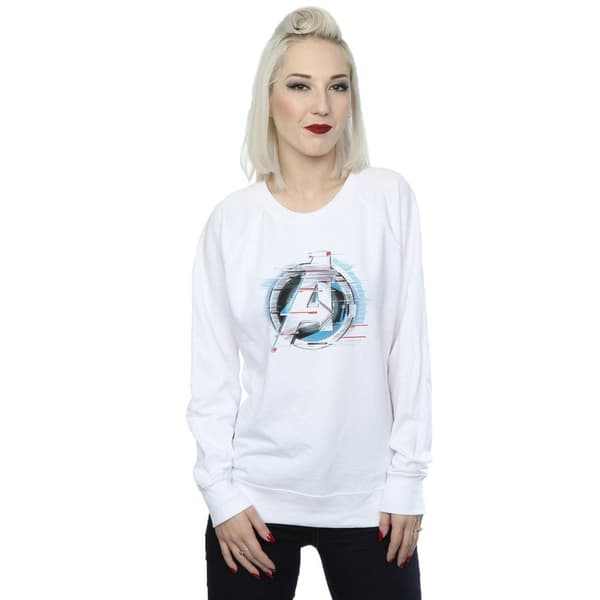 Marvel Womens/Ladies Avengers Endgame Team Tech Logo Sweatshirt