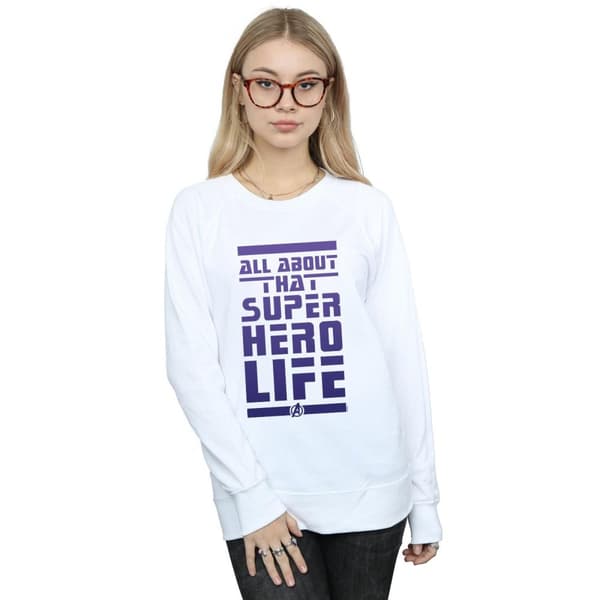 Marvel Womens/Ladies Avengers Endgame Superhero Life Sweatshirt