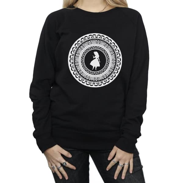 Disney Dam/Tjej Alice In Wonderland Circle Sweatshirt