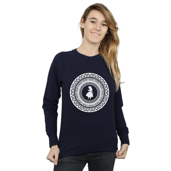 Disney Dam/Tjej Alice In Wonderland Circle Sweatshirt