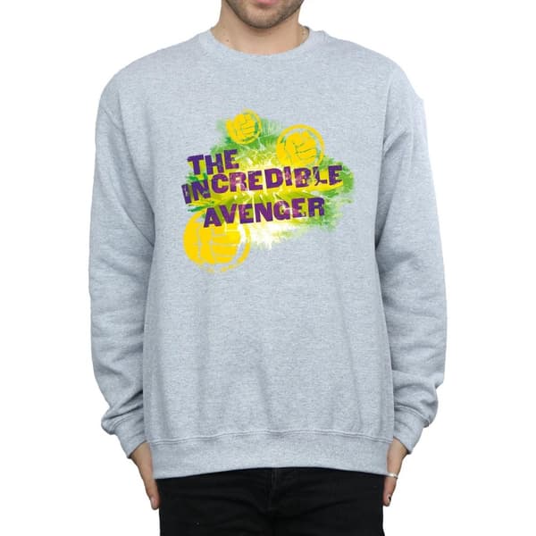 Marvel Mens Hulk Incredible Avenger Sweatshirt