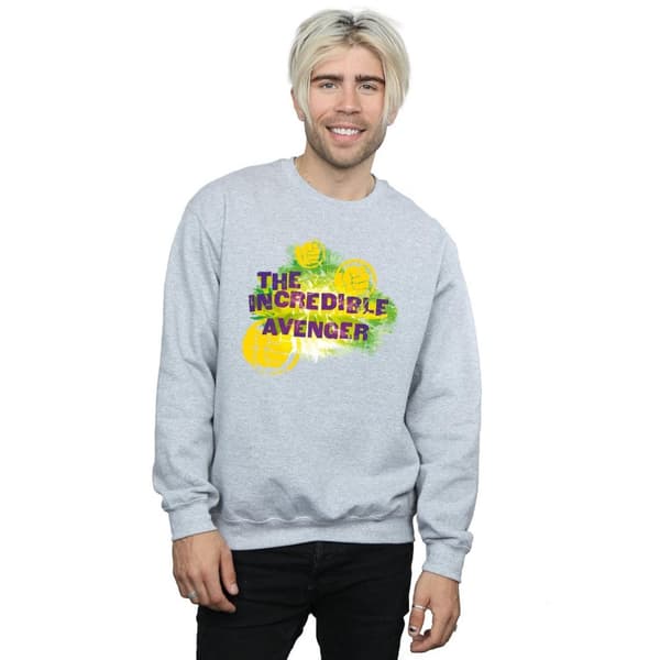 Marvel Mens Hulk Incredible Avenger Sweatshirt