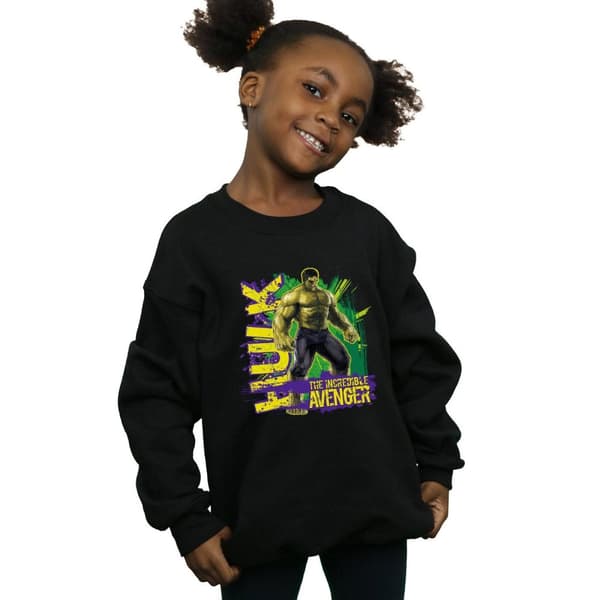 Marvel Girls Avengers Hulk Incredible Avenger Sweatshirt