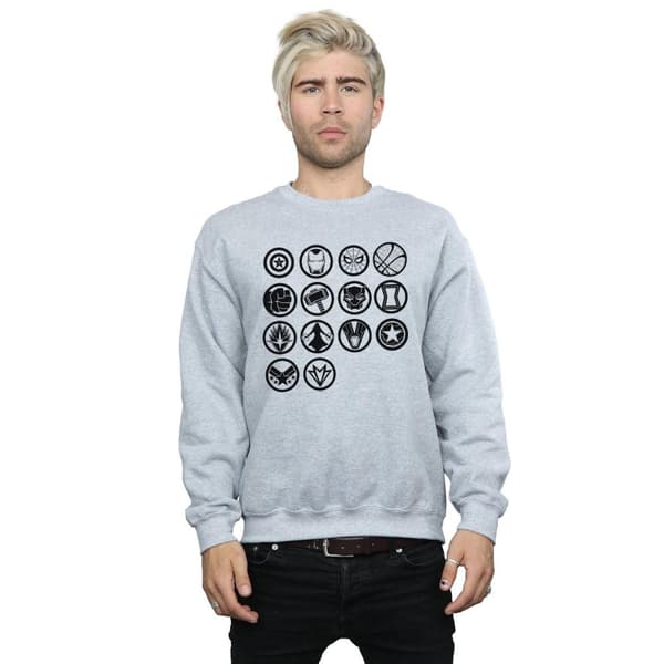 Marvel Mens Avengers Infinity War Icons Assemble Sweatshirt