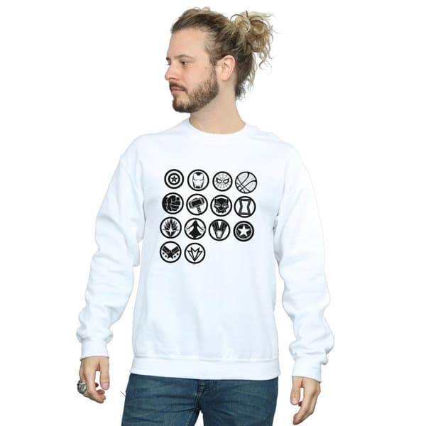 Marvel Mens Avengers Infinity War Icons Assemble Sweatshirt