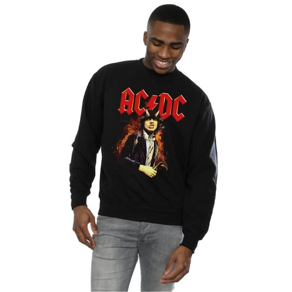 AC/DC Angus Highway To Hell - Sweatshirt för herrar