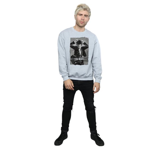 AC/DC Angus Young - Sweatshirt med tryckfotografi, herr