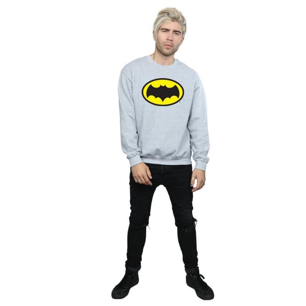 DC Comics Mens Batman TV Series Logo Sweatshirt