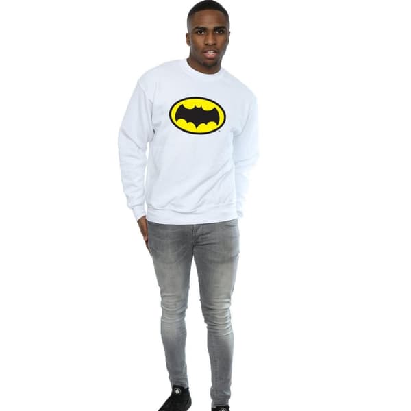 DC Comics Mens Batman TV Series Logo Sweatshirt