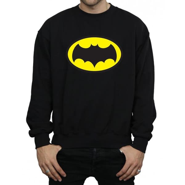 DC Comics Mens Batman TV Series Logo Sweatshirt