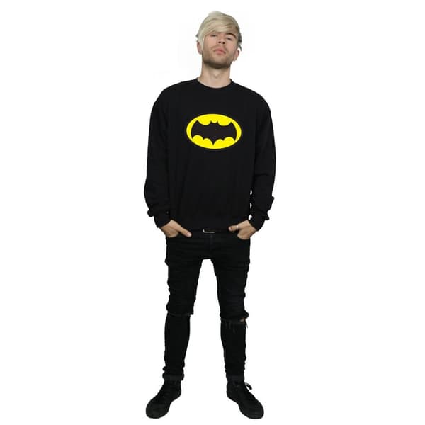 DC Comics Mens Batman TV Series Logo Sweatshirt