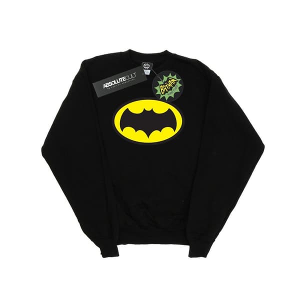 DC Comics Mens Batman TV Series Logo Sweatshirt