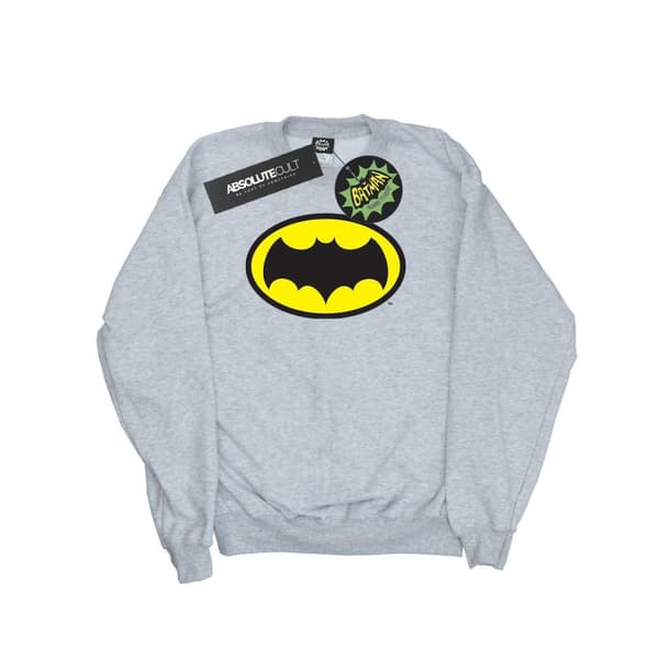 DC Comics Mens Batman TV Series Logo Sweatshirt