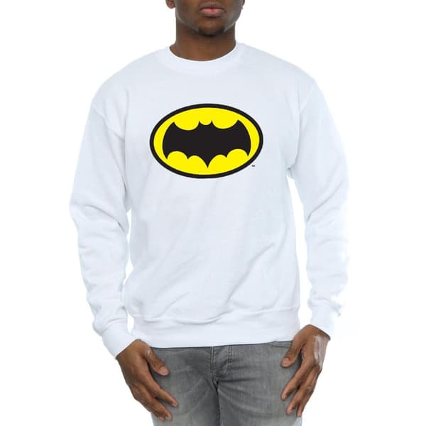 DC Comics Mens Batman TV Series Logo Sweatshirt