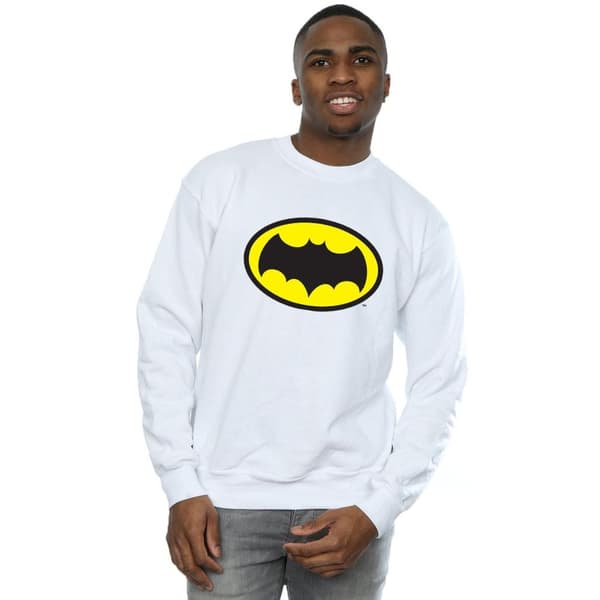DC Comics Mens Batman TV Series Logo Sweatshirt