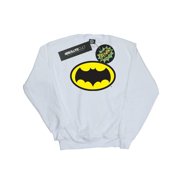 DC Comics Mens Batman TV Series Logo Sweatshirt