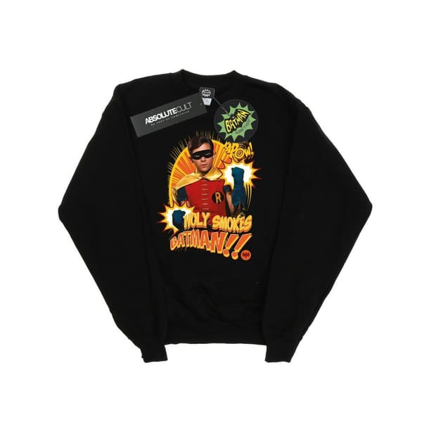 DC Comics Dam/kvinnor Batman TV Series Holy Smokes Sweatshirt