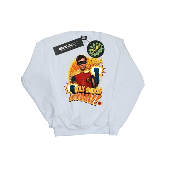 DC Comics Dam/kvinnor Batman TV Series Holy Smokes Sweatshirt