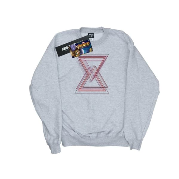 Marvel Mens Avengers Infinity War Black Widow Lines Sweatshirt