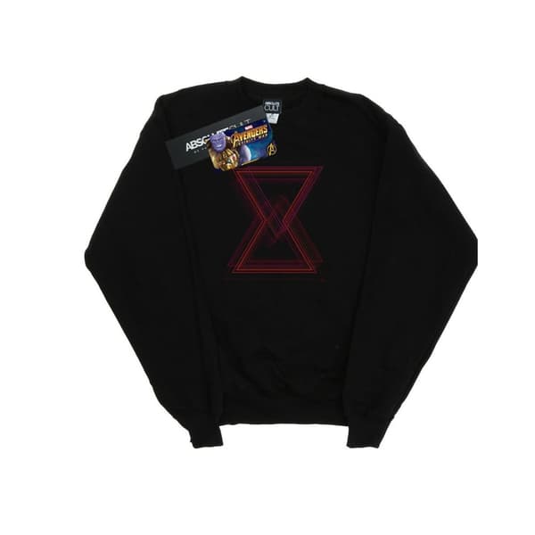 Marvel Mens Avengers Infinity War Black Widow Lines Sweatshirt
