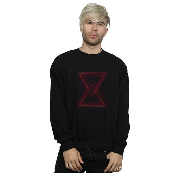 Marvel Mens Avengers Infinity War Black Widow Lines Sweatshirt
