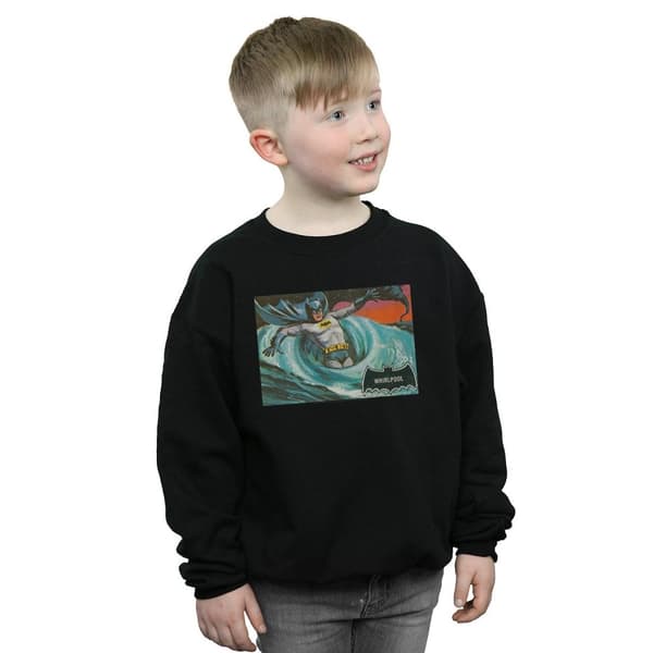 DC Comics Pojkar Batman TV Series Whirlpool Sweatshirt