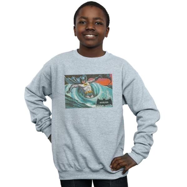 DC Comics Boys Batman TV Series Whirlpool Sweatshirt