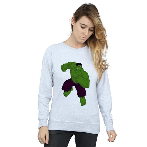 Marvel Womens/Ladies Hulk Pose Sweatshirt