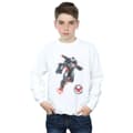 Miniatyrbild 2 av 3: Marvel Sweatshirt med målad krigsmaskin från Avengers Endgame för pojkar