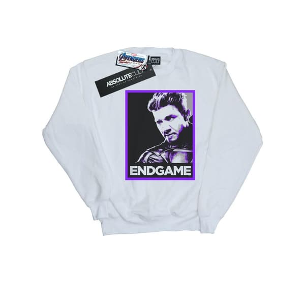 Marvel Mens Avengers Endgame Hawkeye Poster Sweatshirt